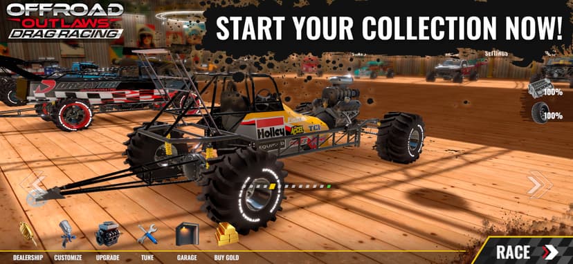 Offroad Outlaws Drag Racing screenshot 1 - screenshot