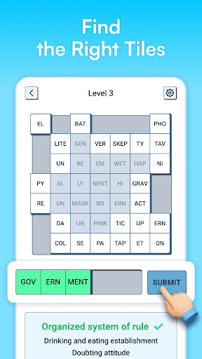 Syllatiles - Word Puzzle Game screenshot 2 - screenshot
