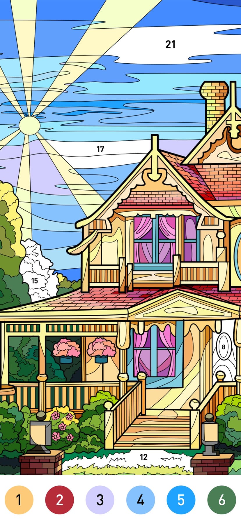 House Color - Paint by number screenshot 2 - screenshot