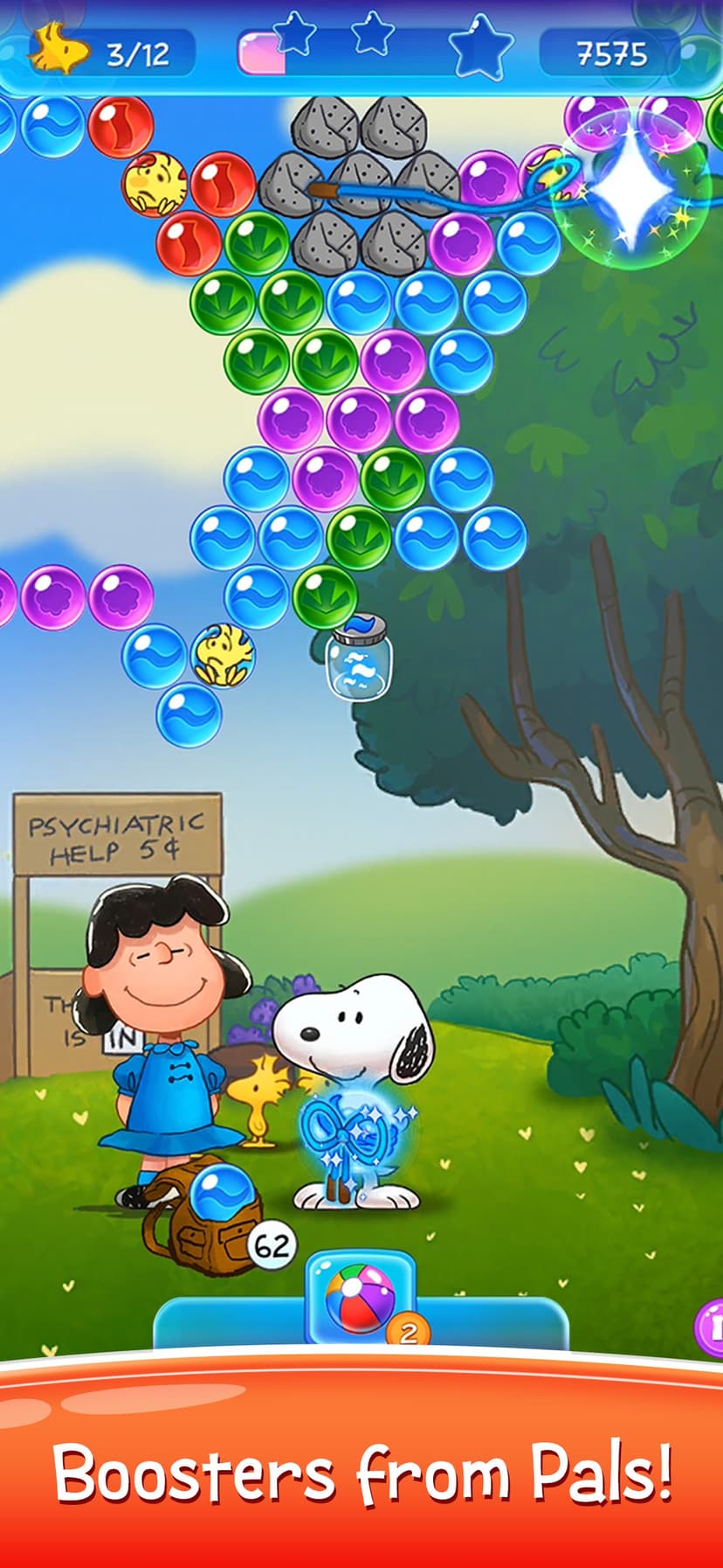 Bubble Shooter - Snoopy POP! screenshot 3 - screenshot