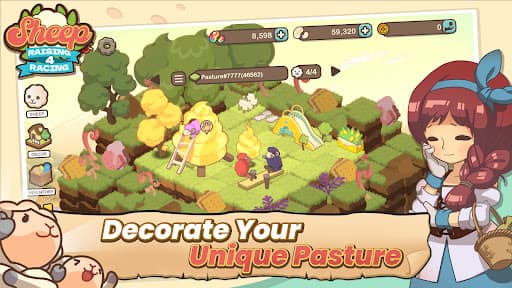 Sheepfarm: Raising 4 Racing screenshot 1 - screenshot