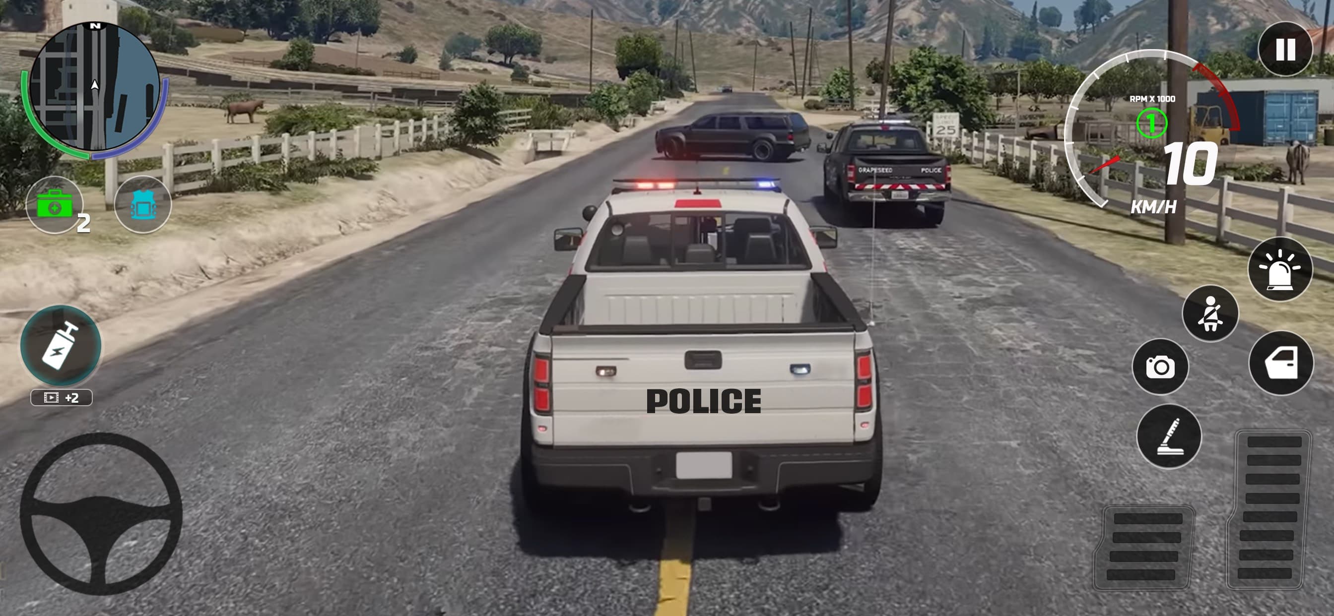 Police Van Driver Games Chase screenshot 3 - screenshot