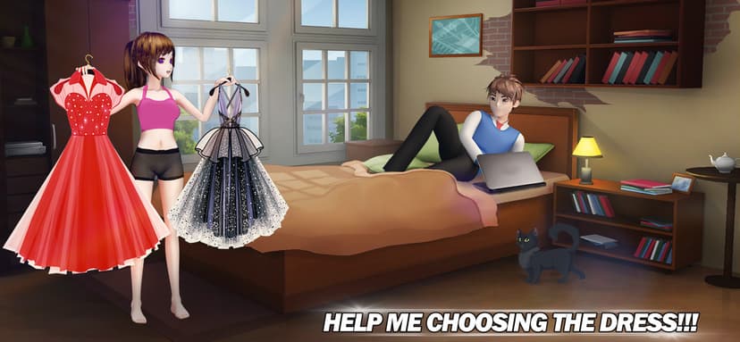 Anime Girl Love Life Simulator screenshot 2 - screenshot