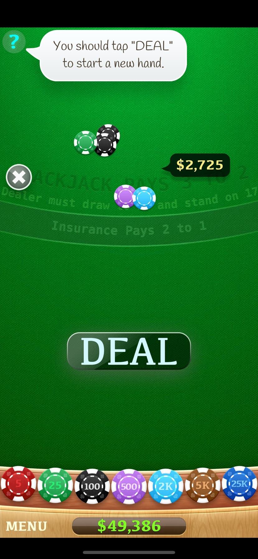 ⋆Blackjack screenshot 2 - screenshot