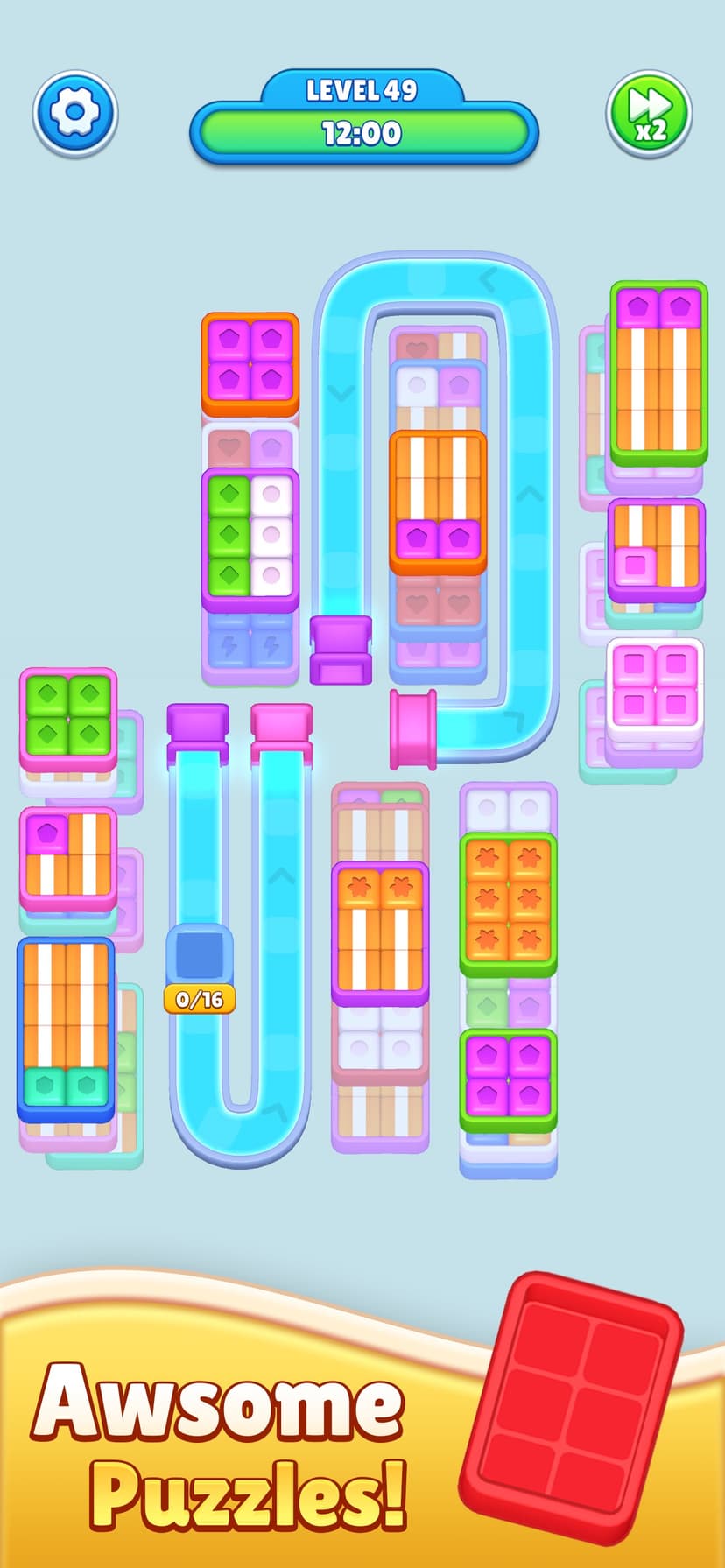 Sorting Cube Jam screenshot 1 - screenshot