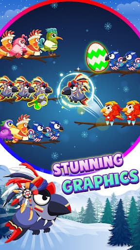 Bird Sort 2: Color Puzzle screenshot 5 - screenshot