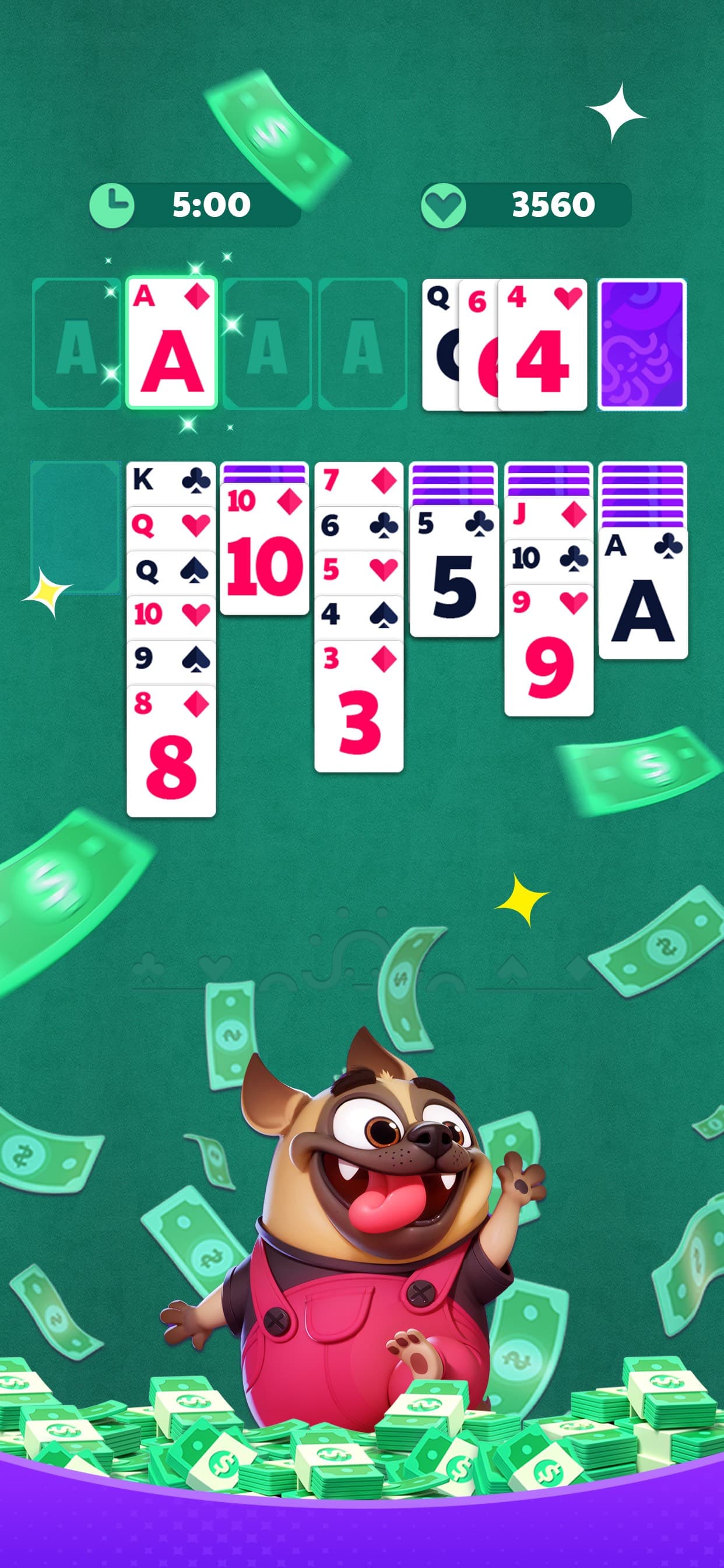 Solitaire Slam: Win Real Cash screenshot 1 - screenshot