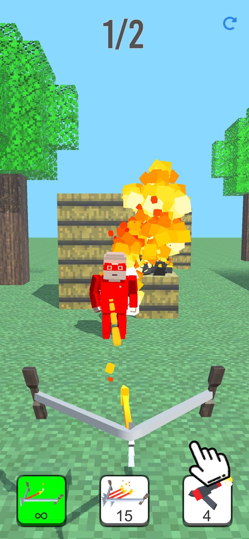 Burn it Down! 3D Pixel Game screenshot 7 - screenshot