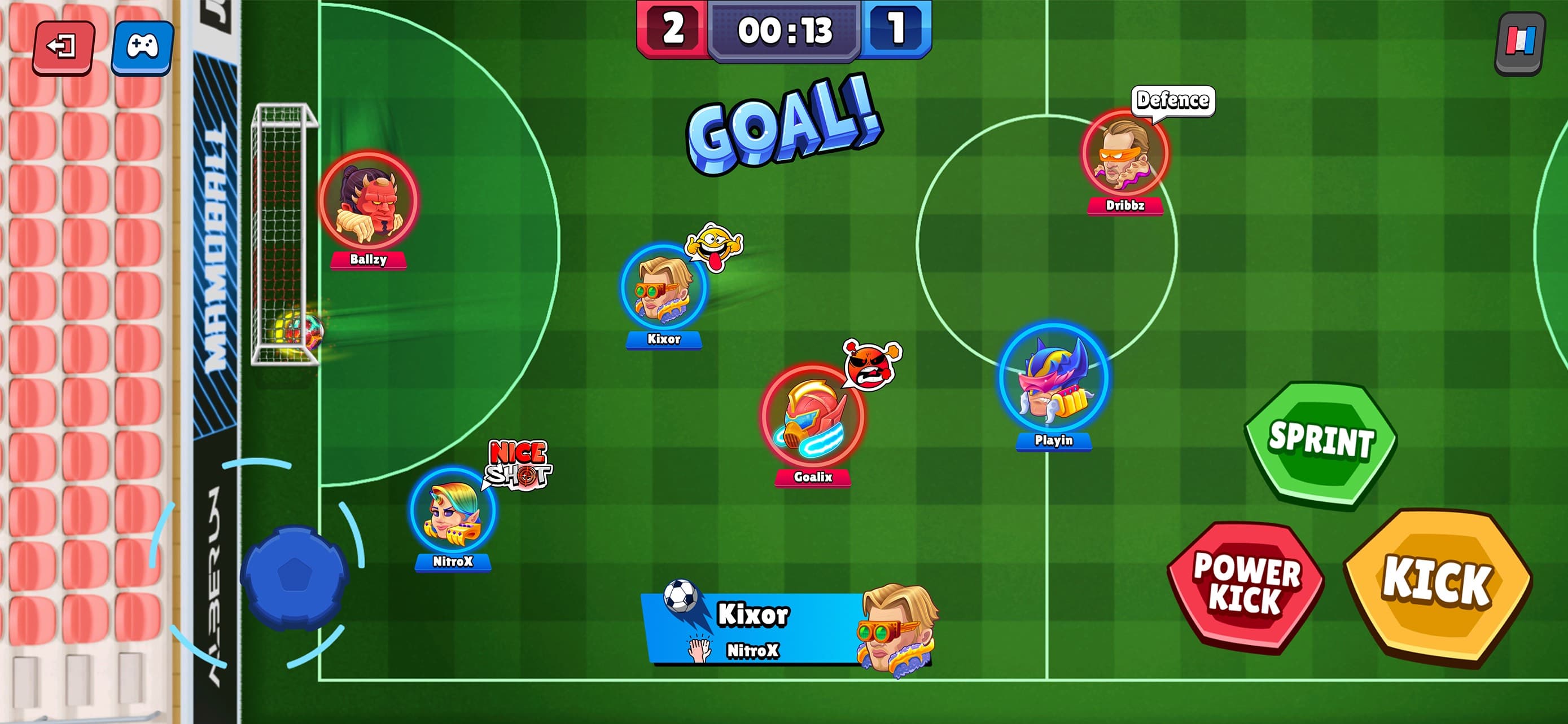 MamoBall - Soccer Game screenshot 2 - screenshot