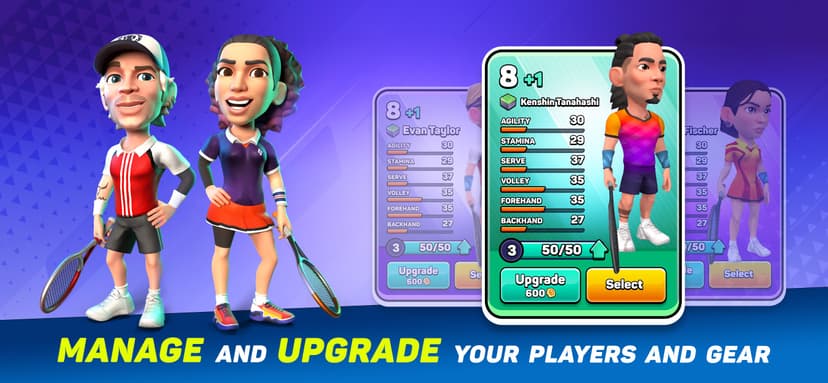 Mini Tennis: Perfect Smash screenshot 4 - screenshot