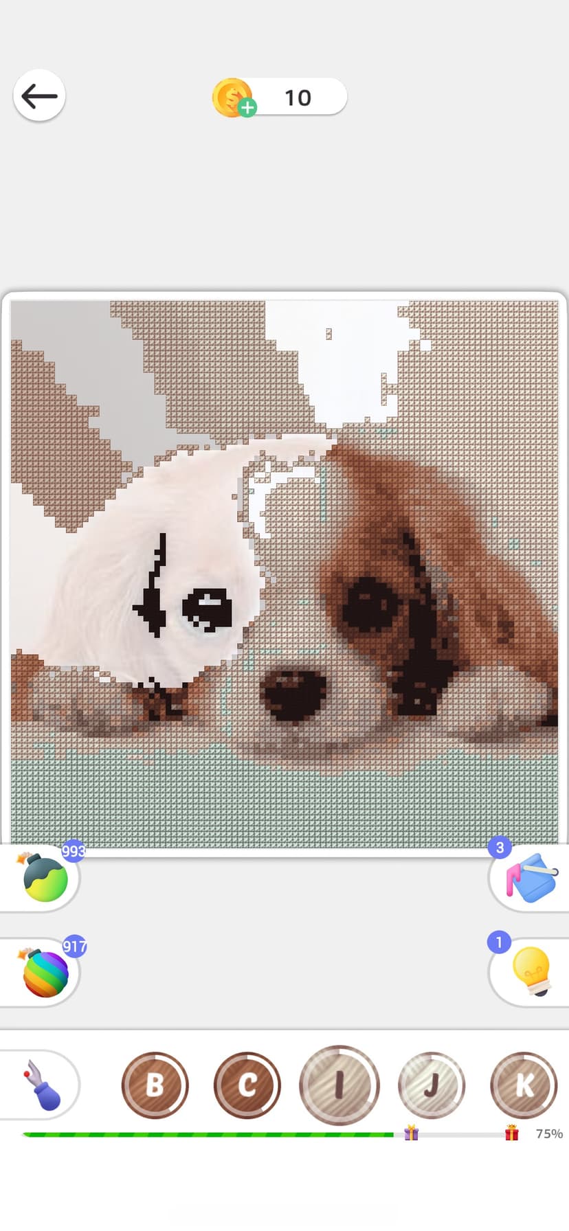Cross Stitch: Color by Letters screenshot 3 - screenshot