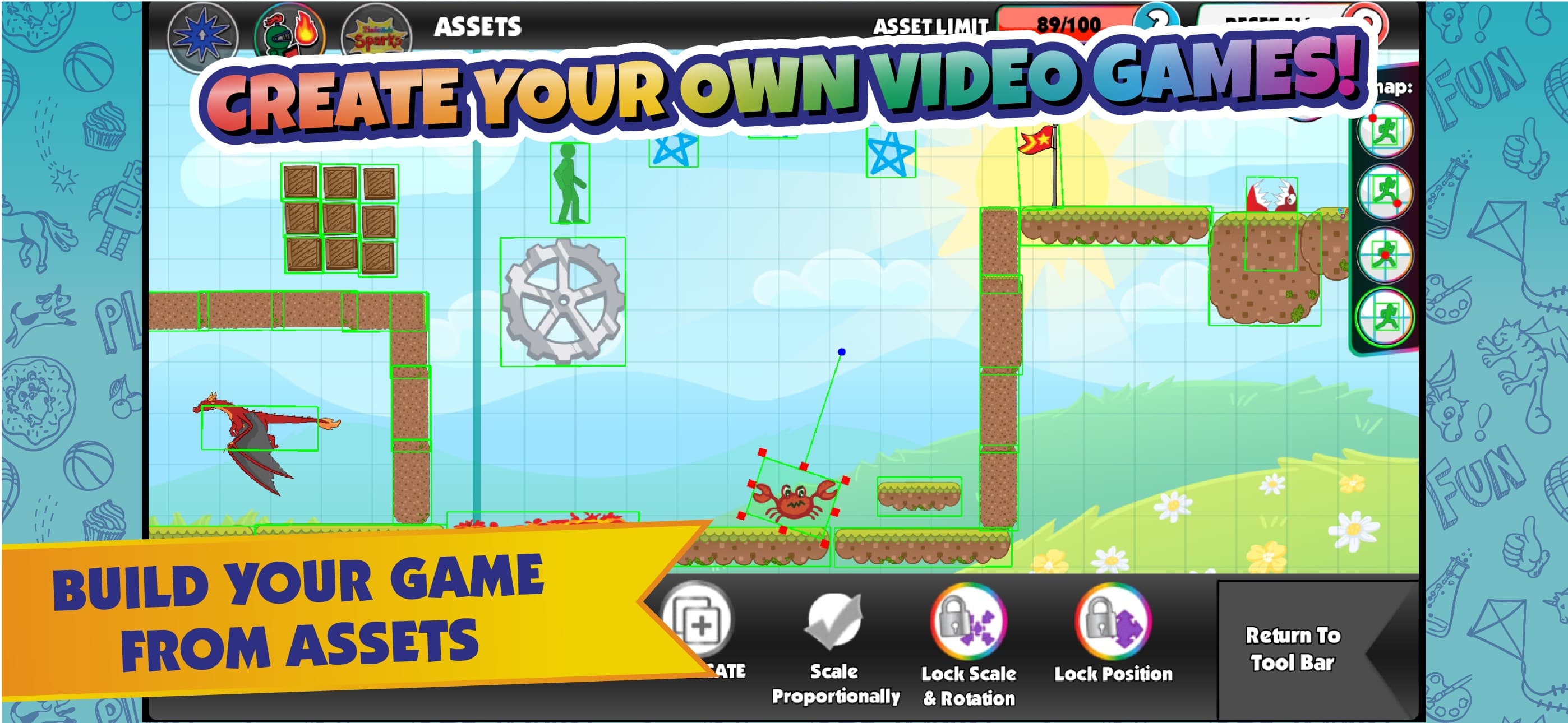 Pixicade - Game Creator screenshot 1 - screenshot