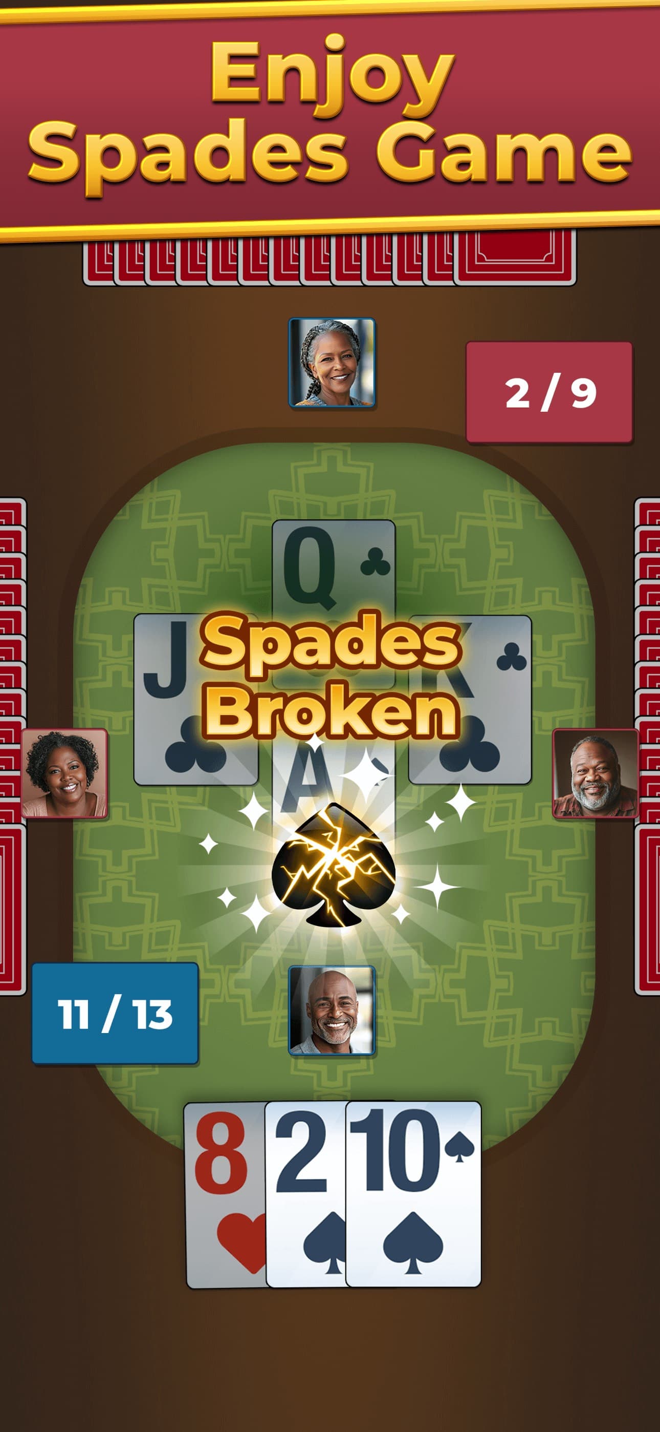 Spades For Seniors: Card Game screenshot 8 - screenshot