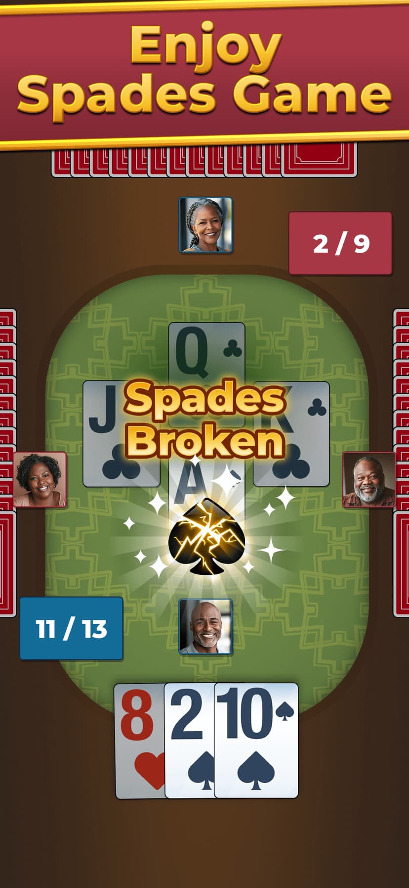 Spades For Seniors: Card Game screenshot 8 - screenshot