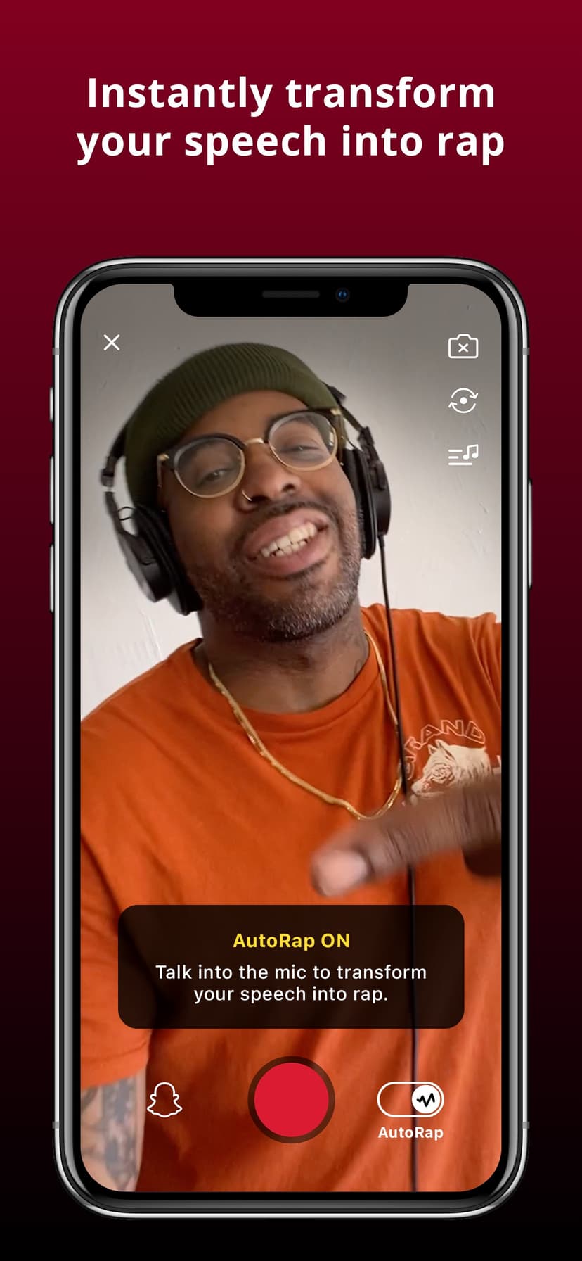 AutoRap: Music Maker by Smule screenshot 1 - screenshot