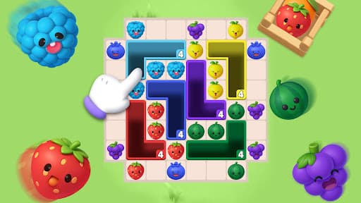 Drop Fruit Away: Color Puzzle screenshot 7 - screenshot