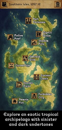 Grim Tides - Old School RPG screenshot 2 - screenshot