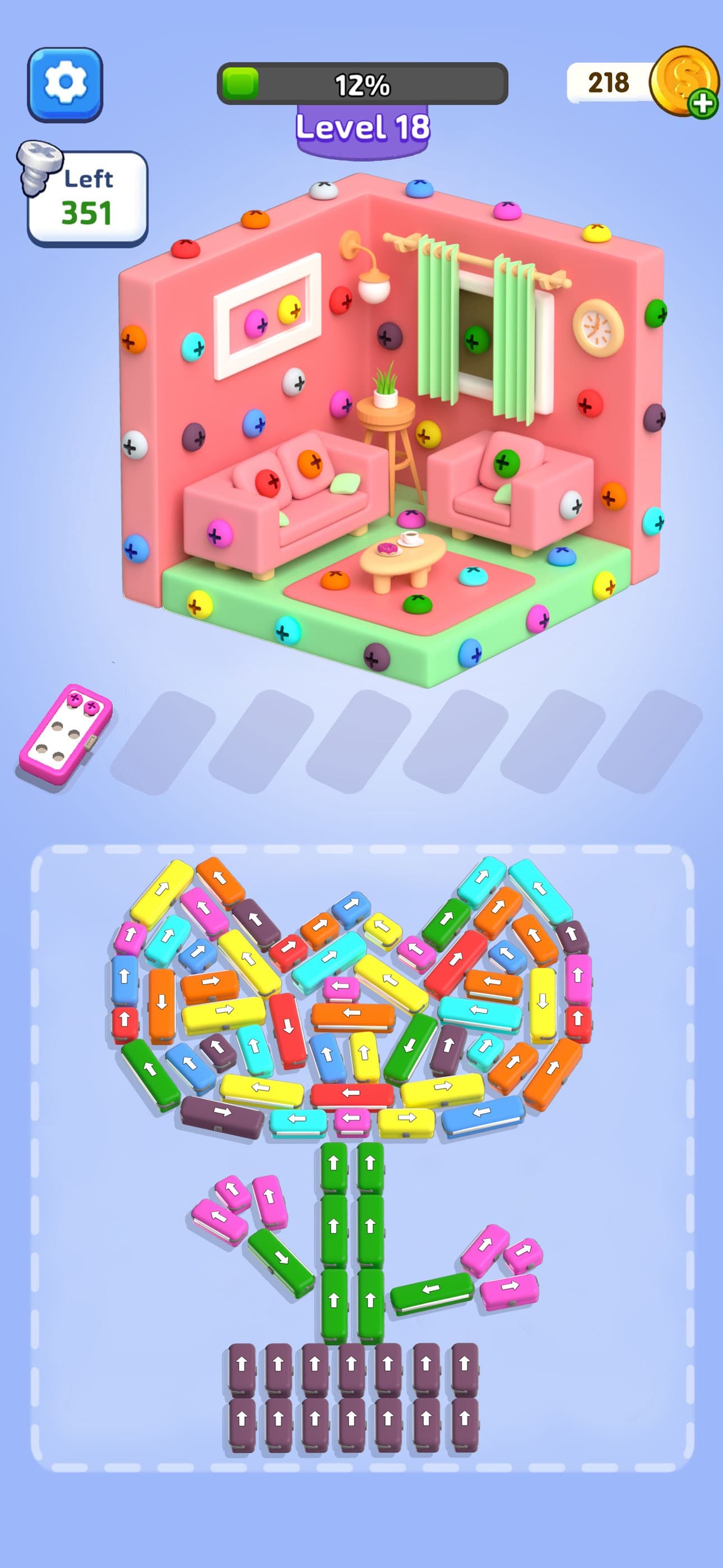 Screw Escape 3D - Car Out Jam screenshot 4 - screenshot