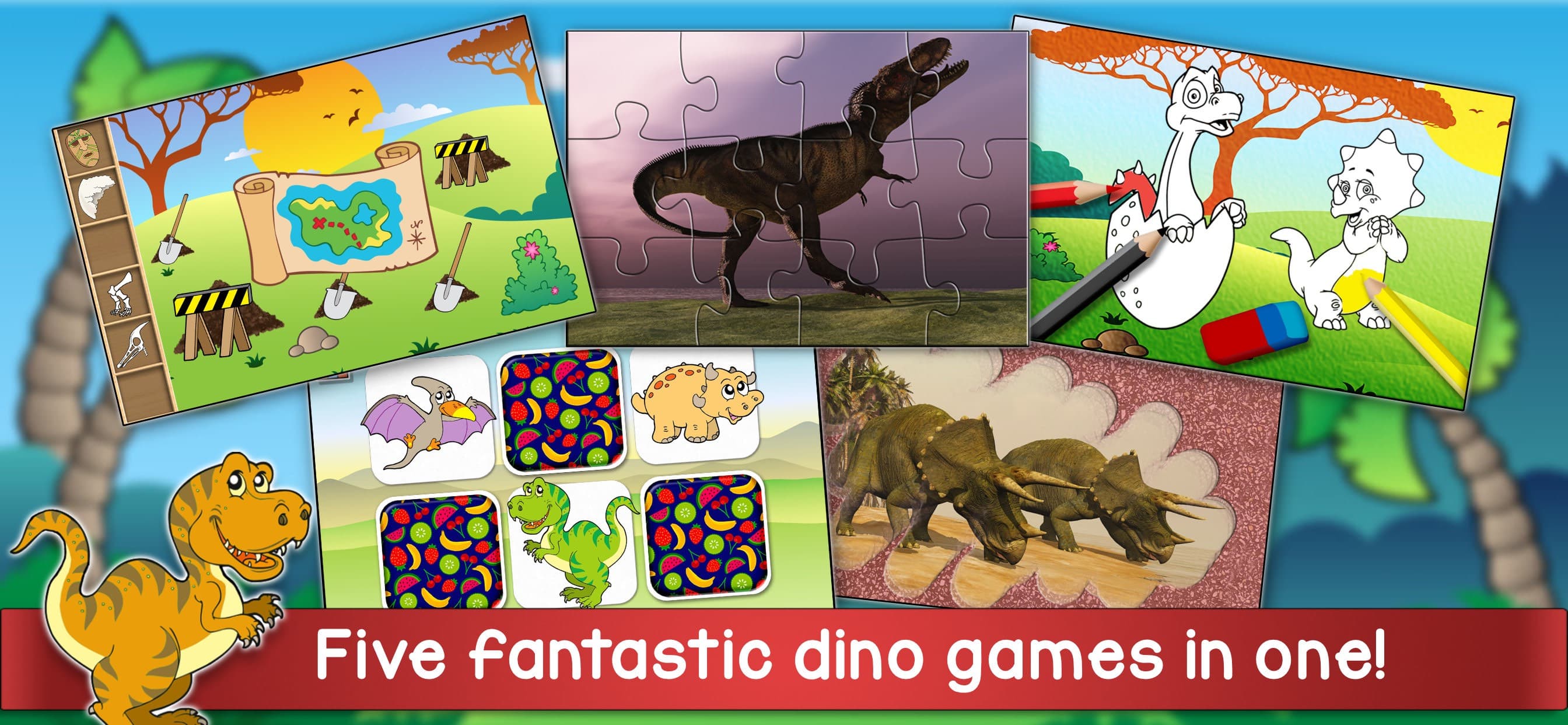 Kids Dino Adventure Game! screenshot 1 - screenshot