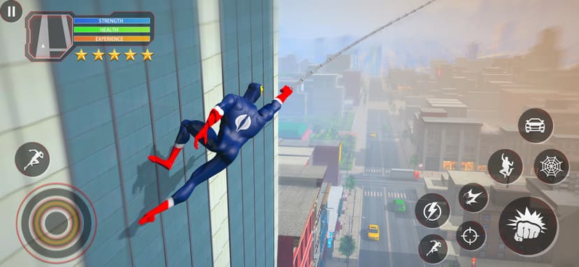 Fly Spider Rope Hero Man Games screenshot 1 - screenshot
