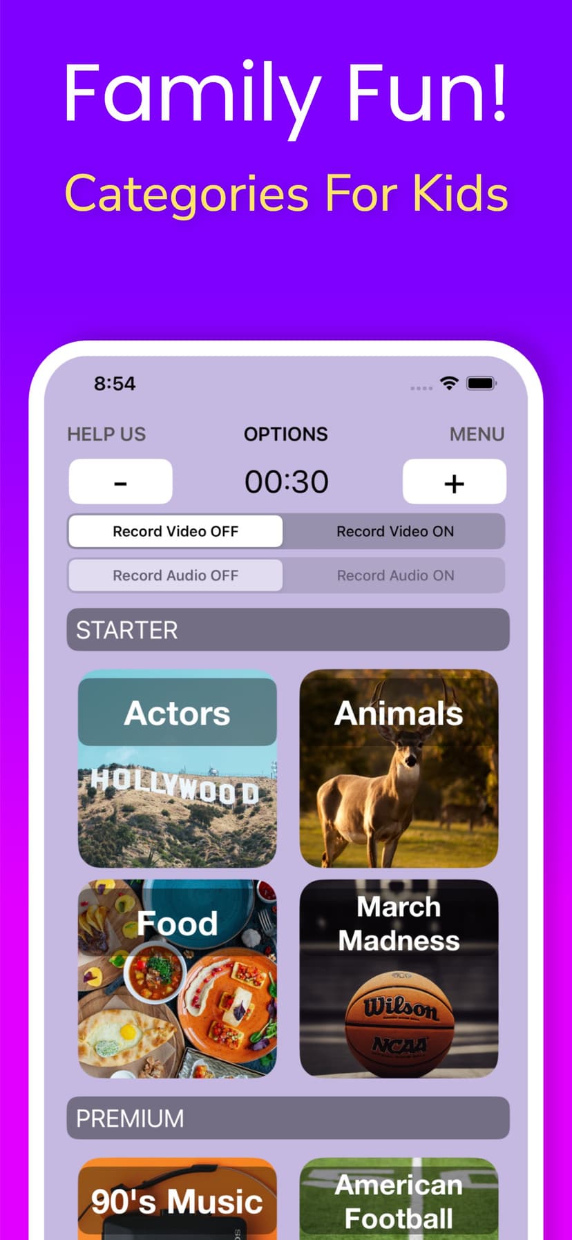 Heads Up For Kids & Family screenshot 1 - screenshot