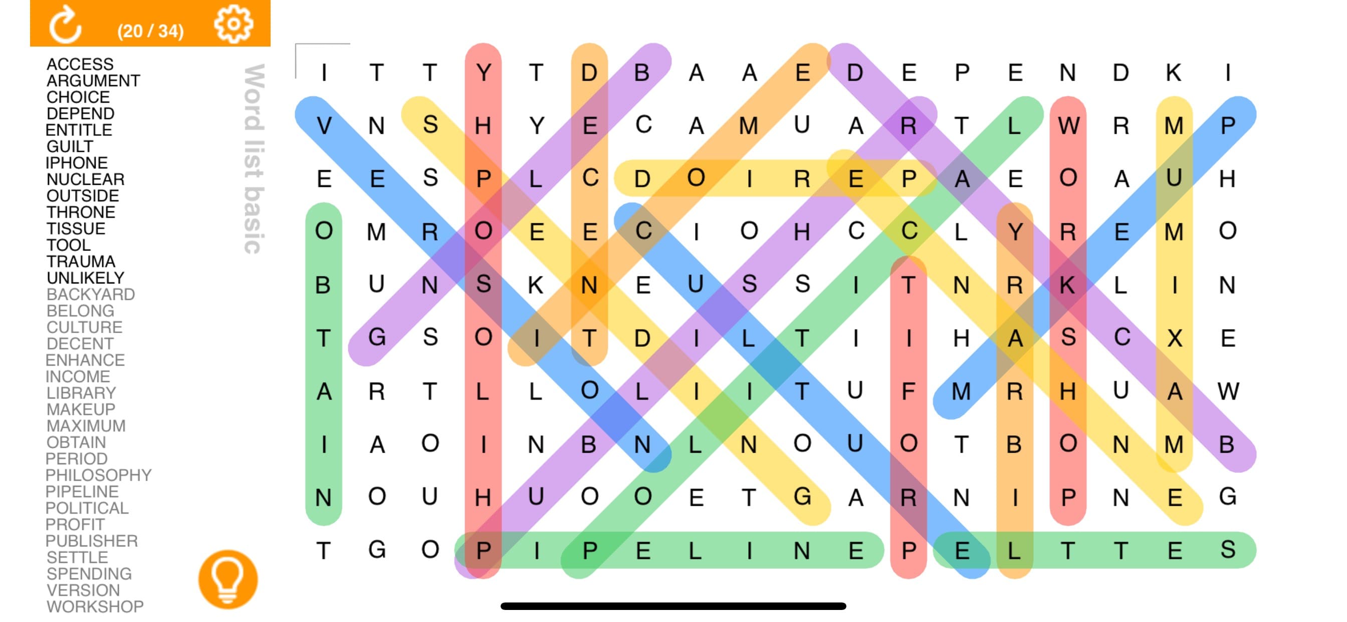 WordsSoup - Word Search Puzzle screenshot 3 - screenshot