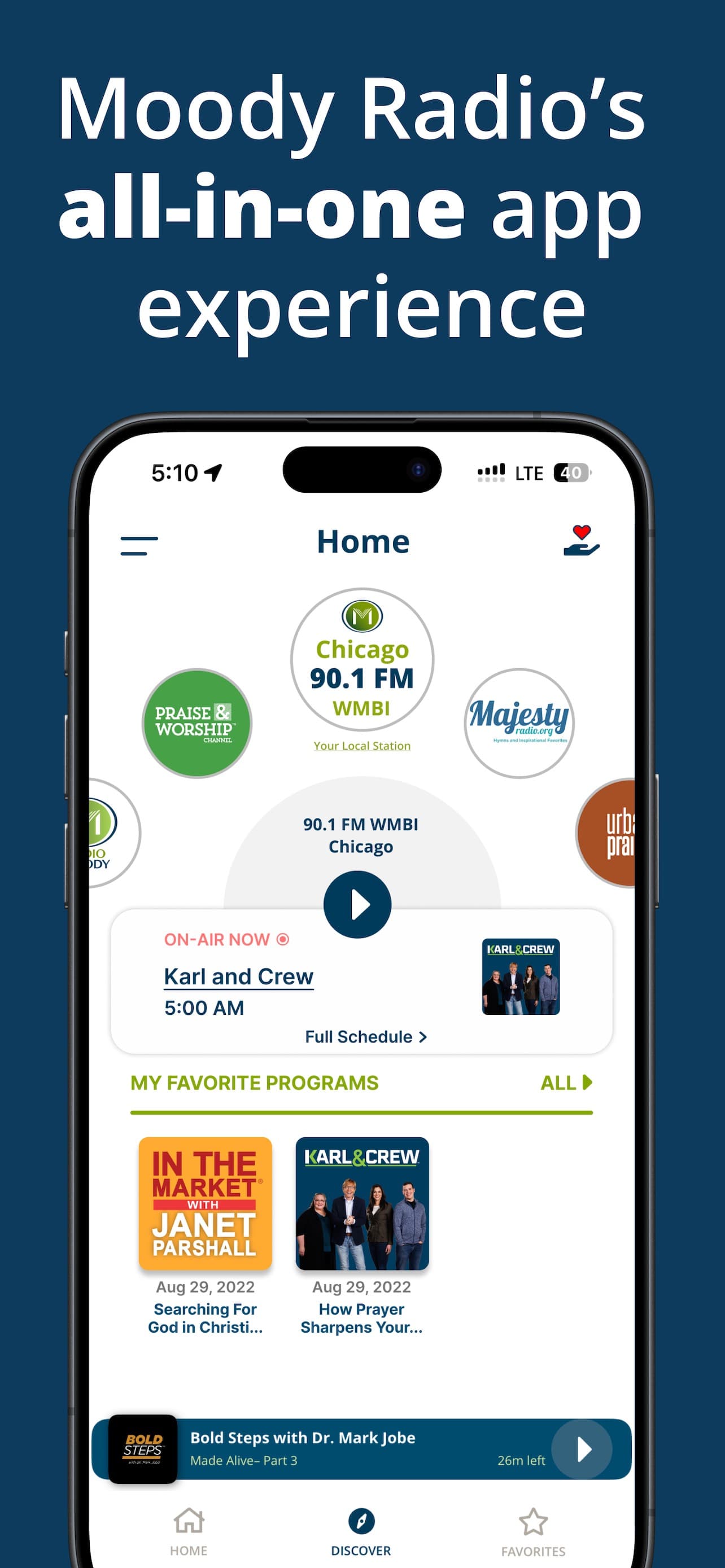 Moody Radio screenshot 1 - screenshot