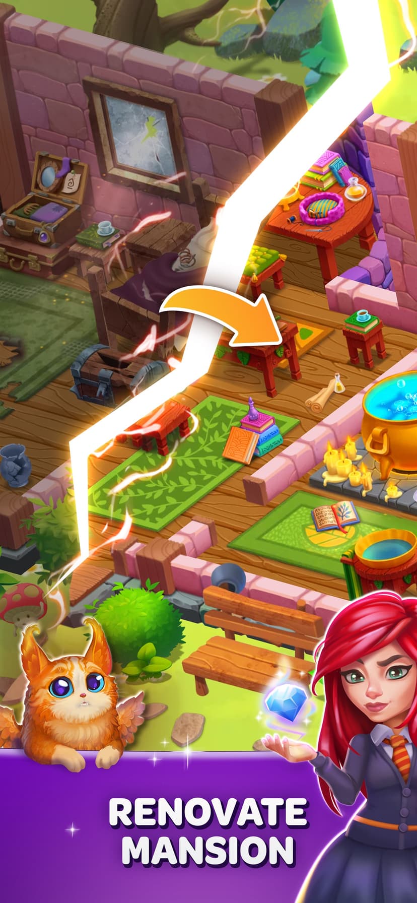 Becharmed - Match 3 Games screenshot 1 - screenshot