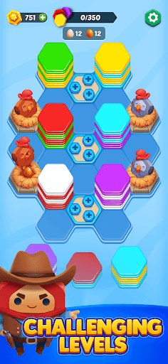 HexaGo - Sorting Puzzle screenshot 3 - screenshot