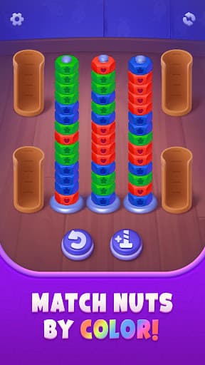 Nuts UP! Bolts Sort Puzzle screenshot 1 - screenshot