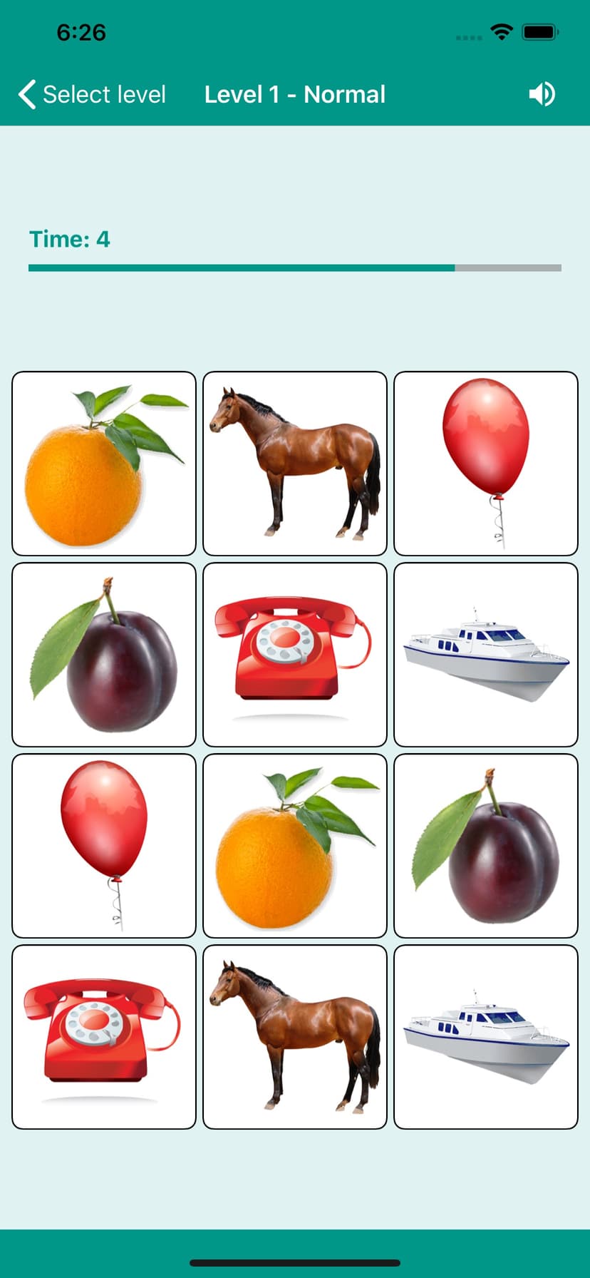 Brain game. Picture Match screenshot 1 - screenshot