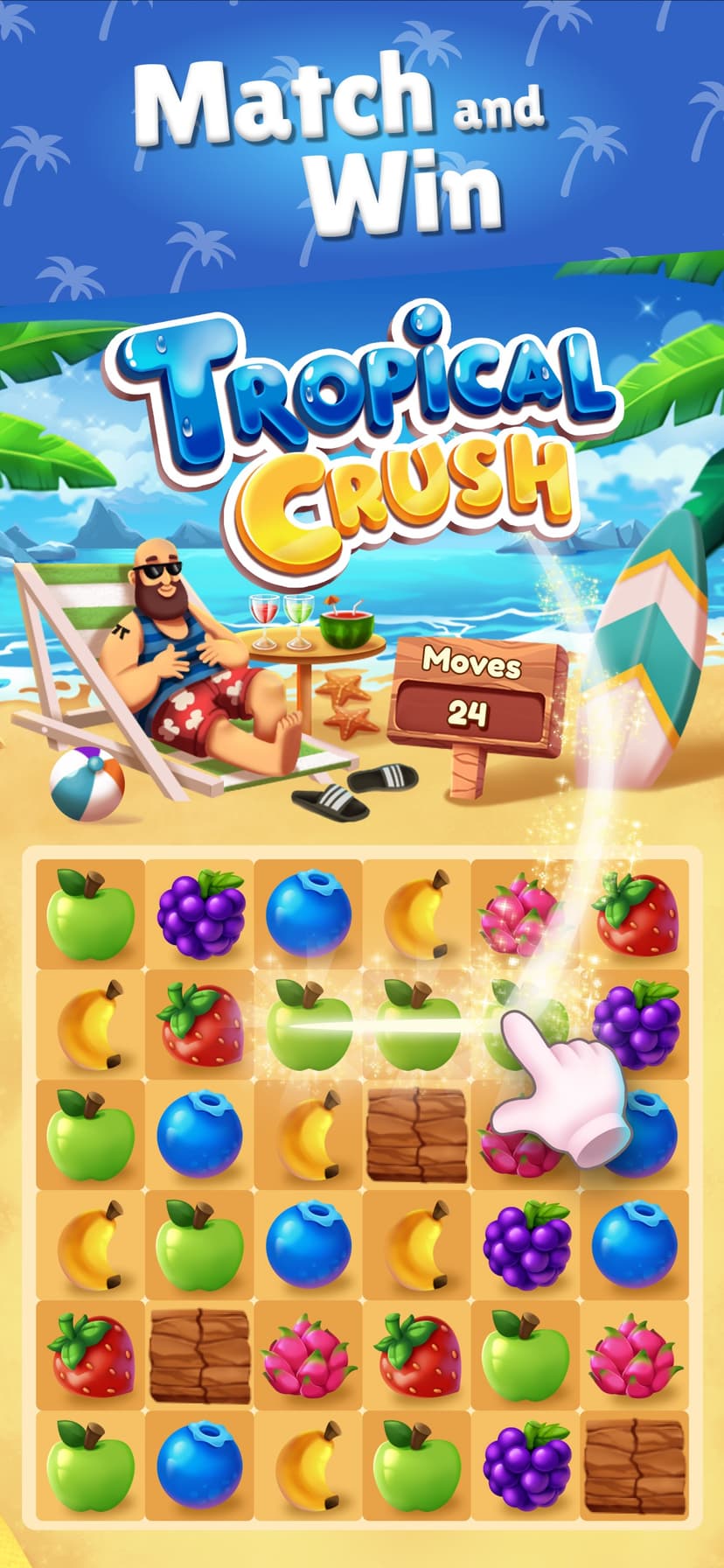 Tropical Crush: Lucky Match screenshot 2 - screenshot