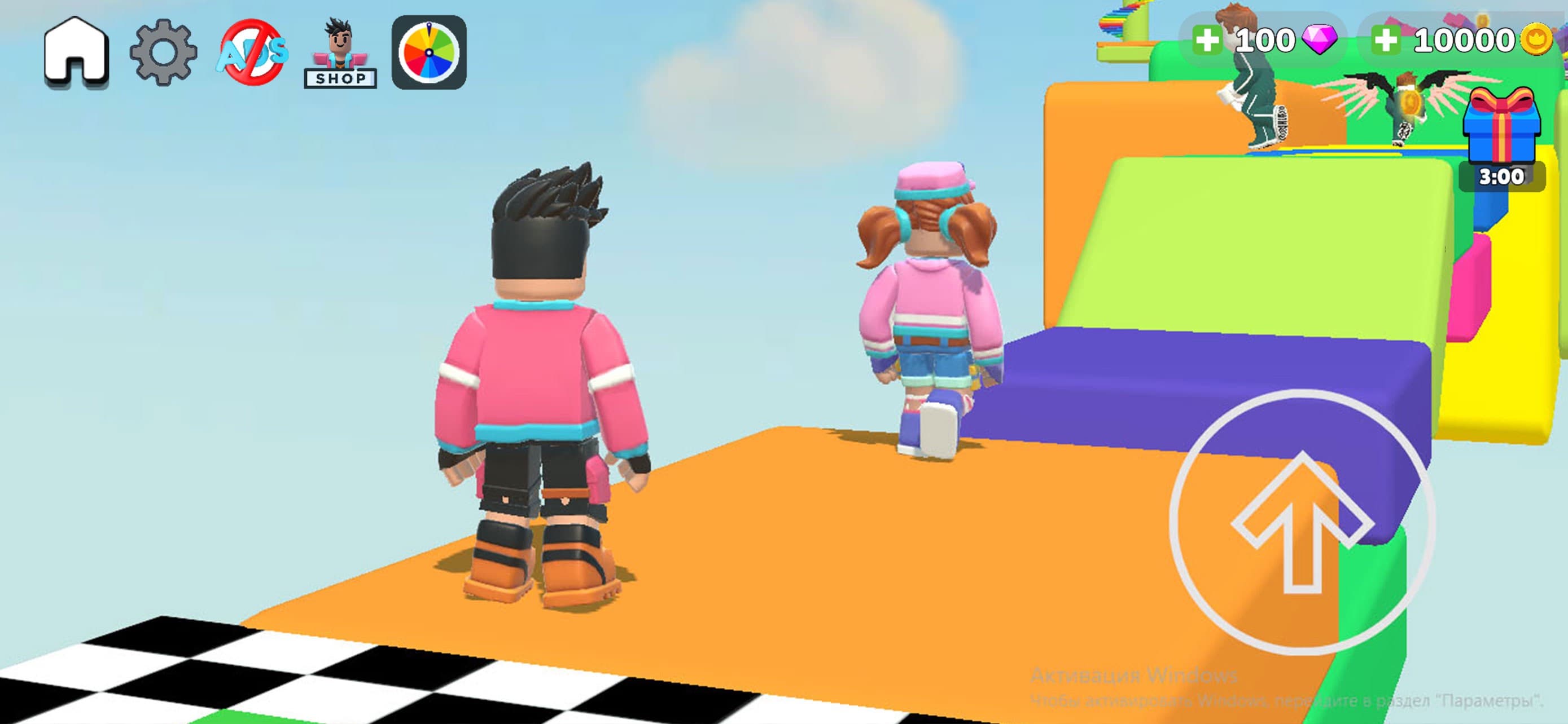 Obby Parkour Games Escape slap screenshot 5 - screenshot