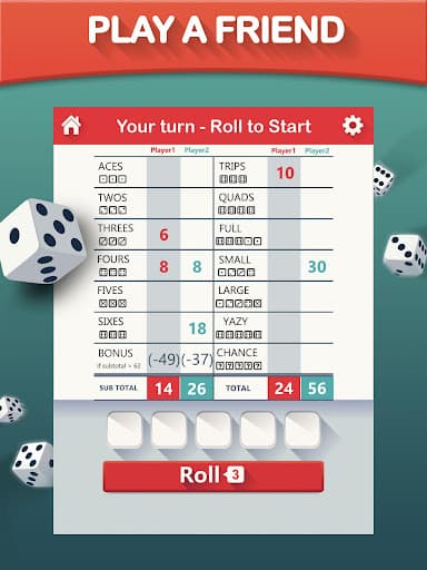 Yazy the yatzy dice game screenshot 14 - screenshot