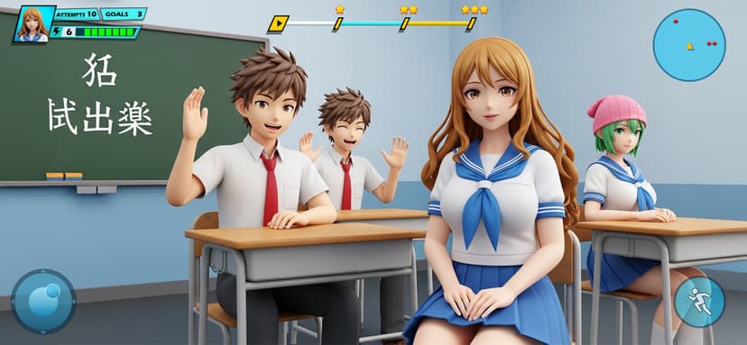 Anime Girl High School Life screenshot 5 - screenshot