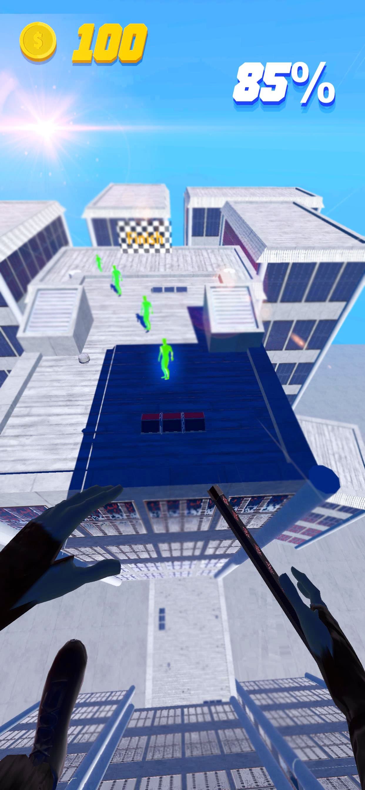 Rooftop Ninja Run screenshot 5 - screenshot