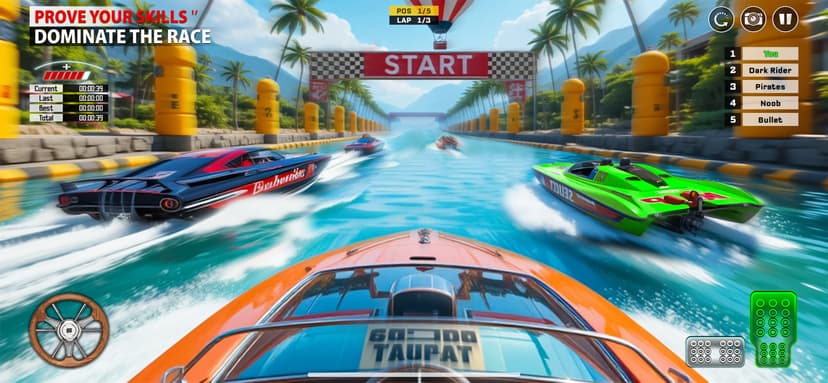 Boat Racing Driving Game 3d screenshot 1 - screenshot