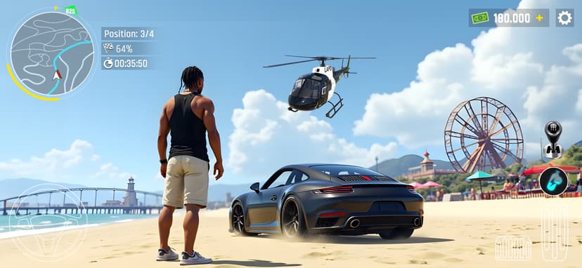 Real Car Driving: 3D Car City screenshot 1 - screenshot