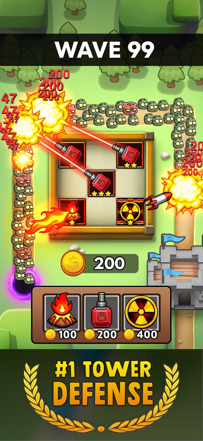 Merge Clash: Tower Defense screenshot 3 - screenshot