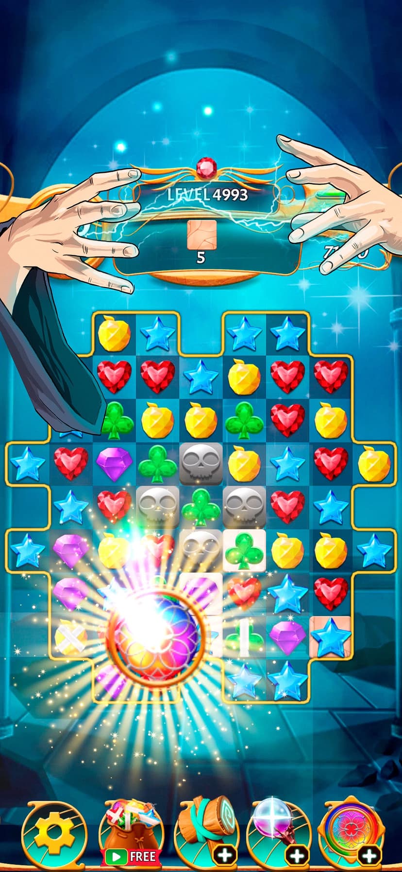 Match 3 Magic Jewels screenshot 4 - screenshot