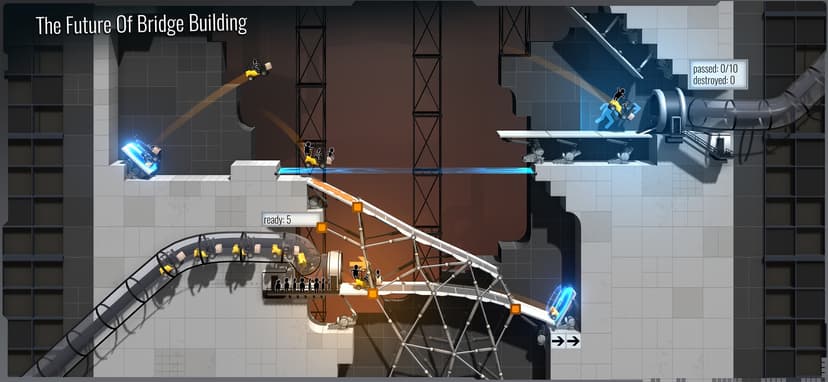 Bridge Constructor Portal screenshot 2 - screenshot