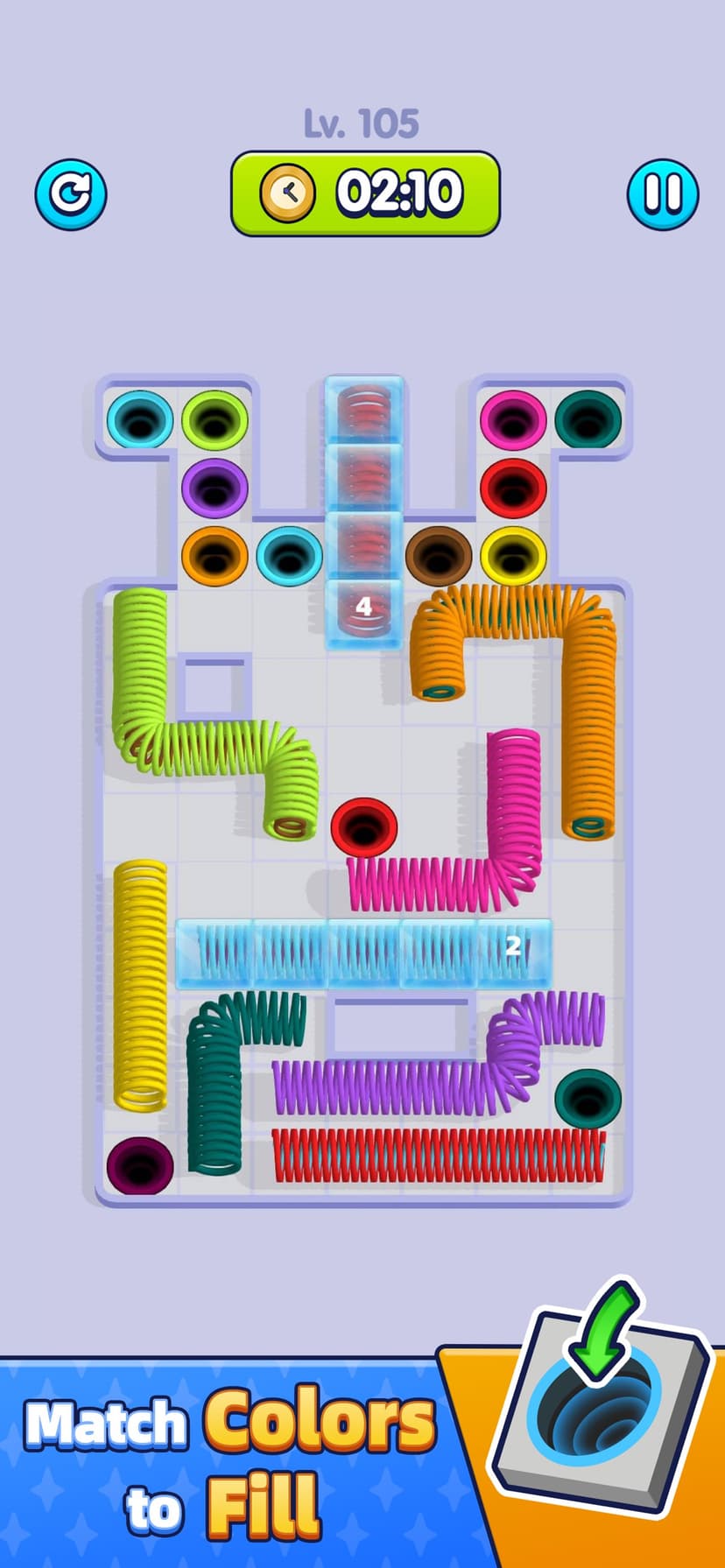 Spring Slide - Color Sort Game screenshot 6 - screenshot