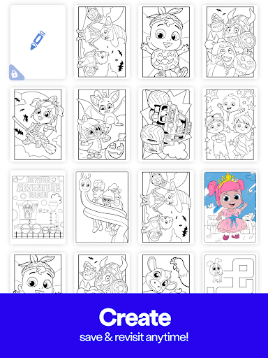 Coloring with Blippi & Friends screenshot 24 - screenshot