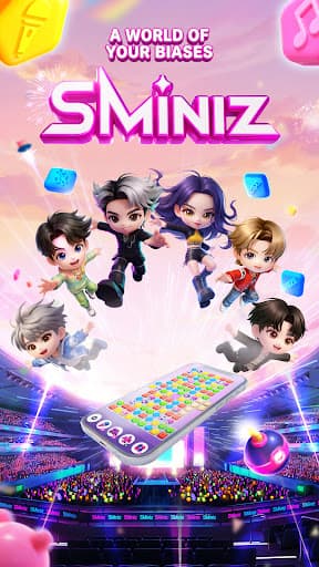 SMiniz: K-POP Puzzle Game screenshot 1 - screenshot