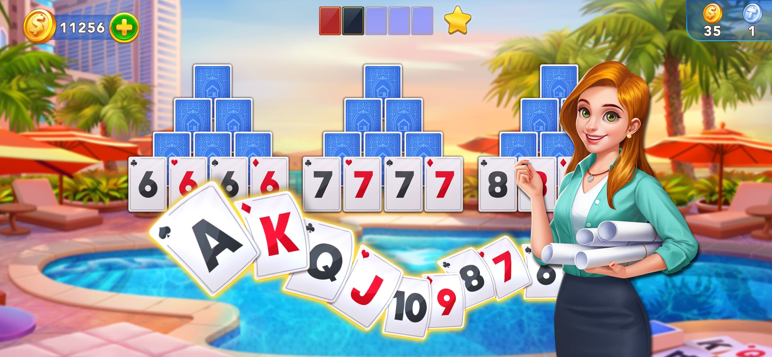 Solitaire Tripeaks Makeover screenshot 8 - screenshot