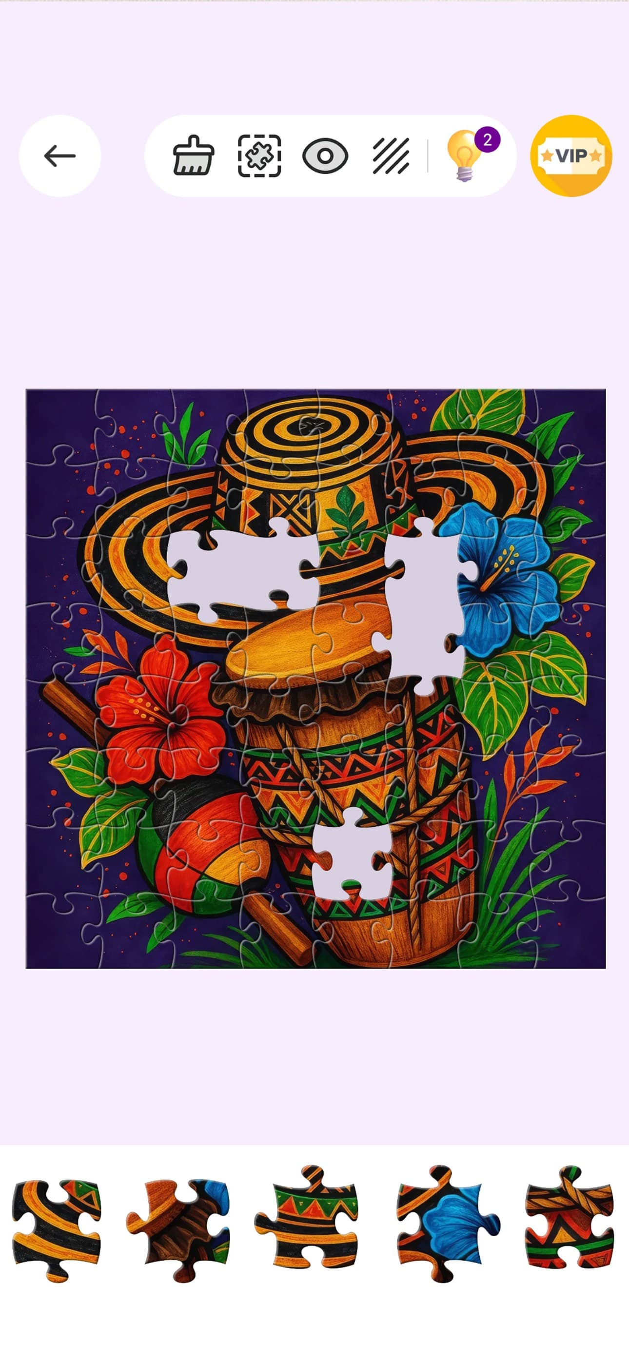 Black Jigsaw - Jigsaw Puzzles screenshot 1 - screenshot