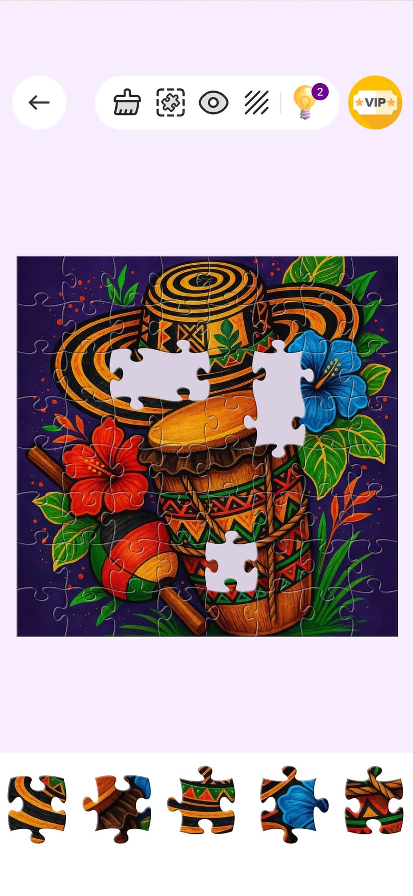 Black Jigsaw - Jigsaw Puzzles screenshot 1 - screenshot