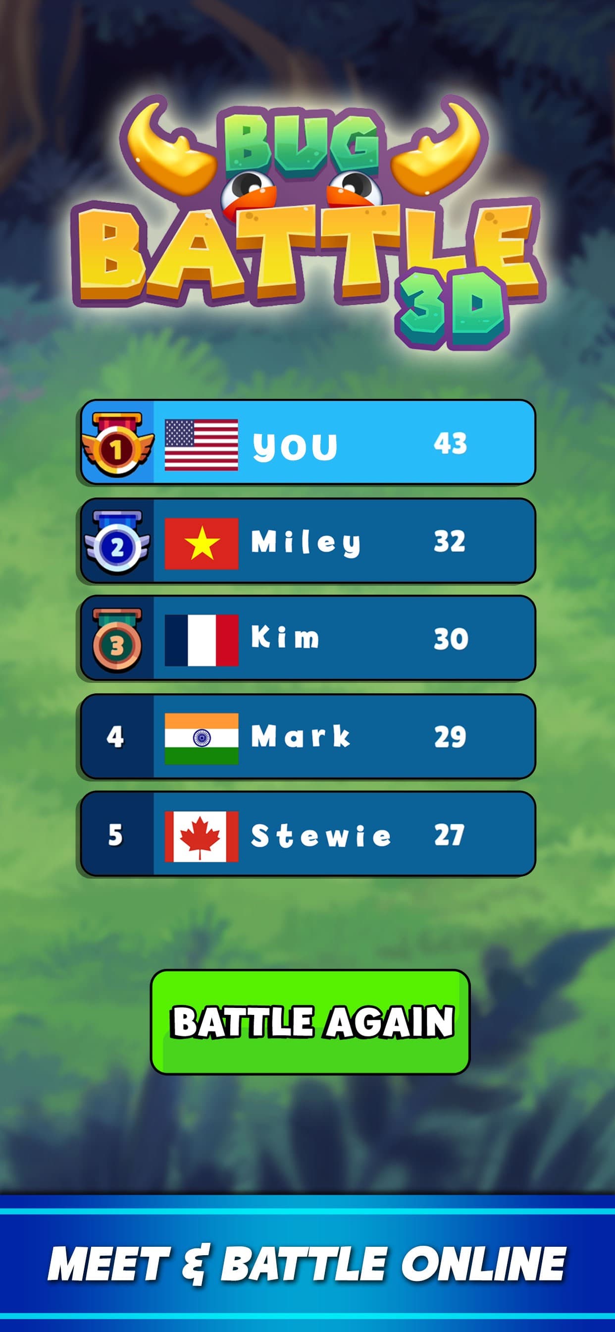 Battle Bug 3D screenshot 1 - screenshot