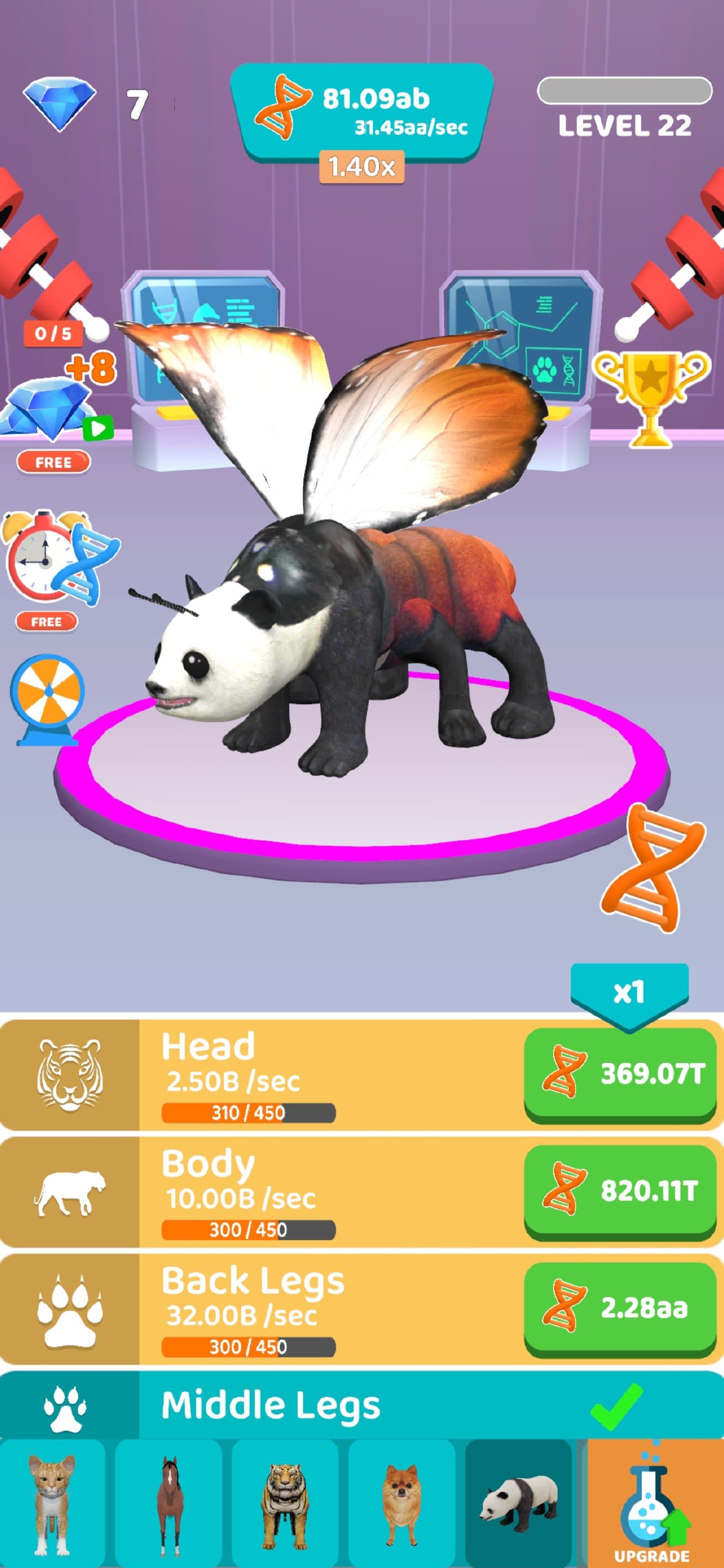 Idle Animal Evolution screenshot 2 - screenshot