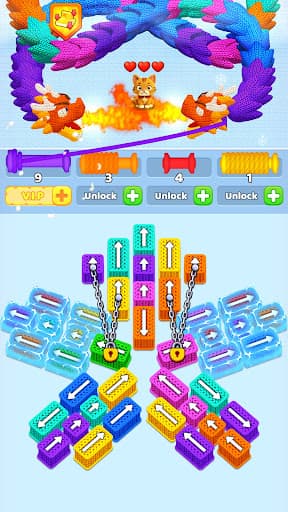 Wool Crush™ - Yarn Color Sort screenshot 4 - screenshot